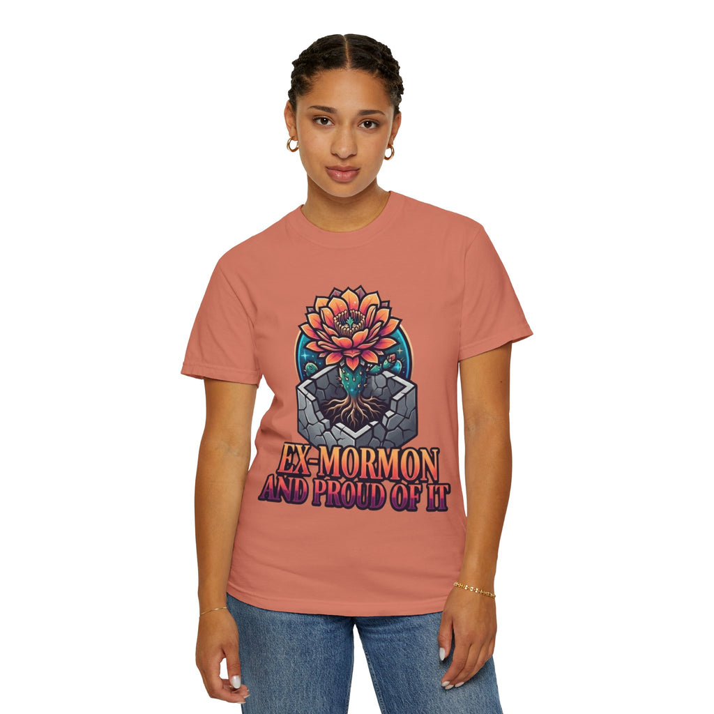 "Ex Mormon and Proud Of It" Unisex Garment-Dyed Tee