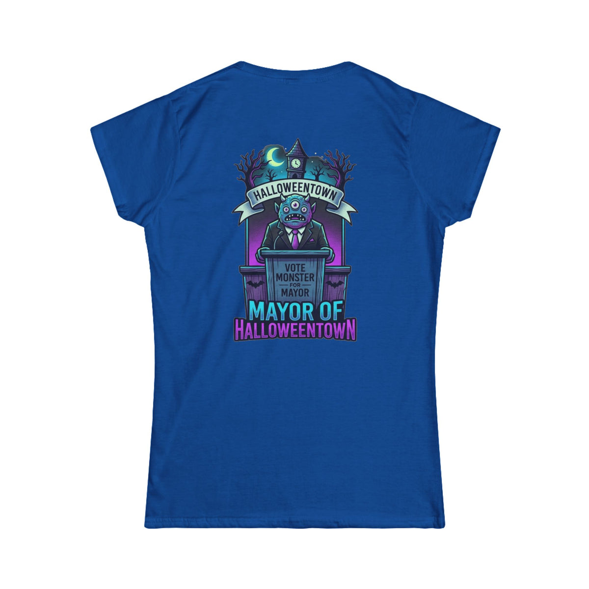 Color: Royal | Mayor Of Halloweentown Women's Tee
