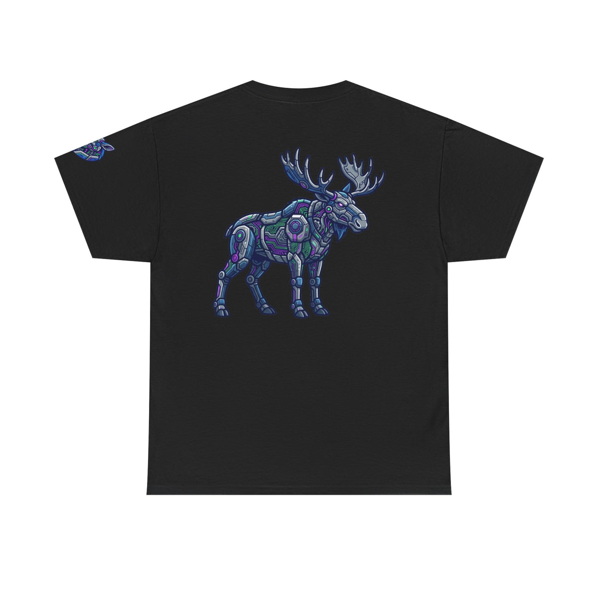 Color: Black | Cyber Moose Premium Graphic Tee
