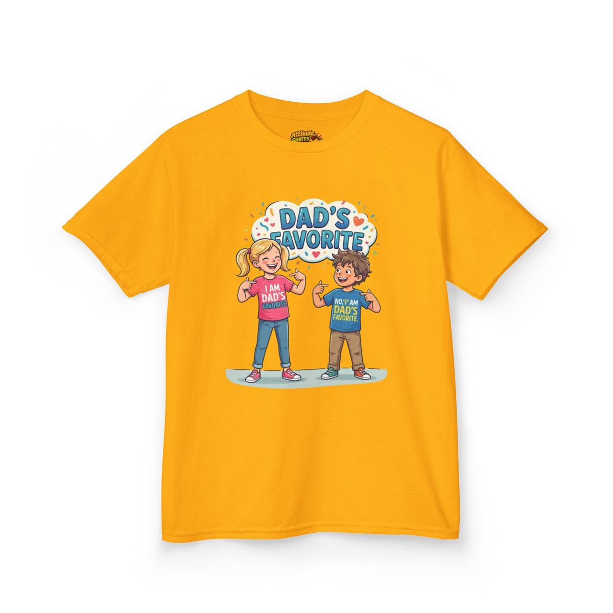 Color: Gold | Dad's Favorite Kids Tee