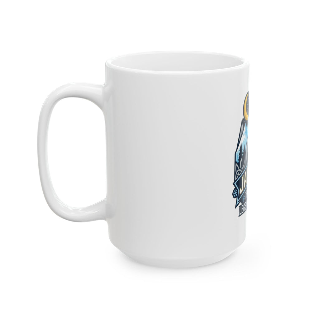 "January Legend" White Ceramic Mug