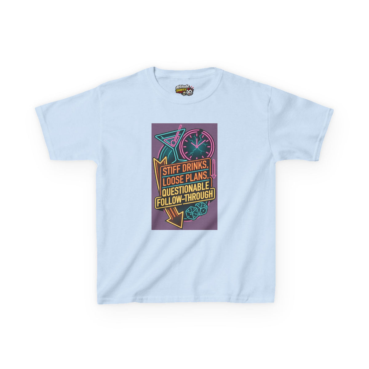 "Stiff Drinks Loose Plans" Kids Tee