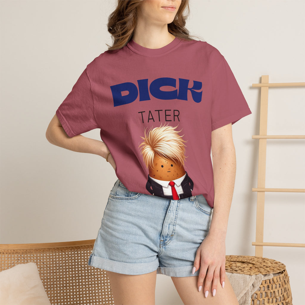 "The Dick Tater (Executive Spud Edition)" Unisex Garment-Dyed T-shirt
