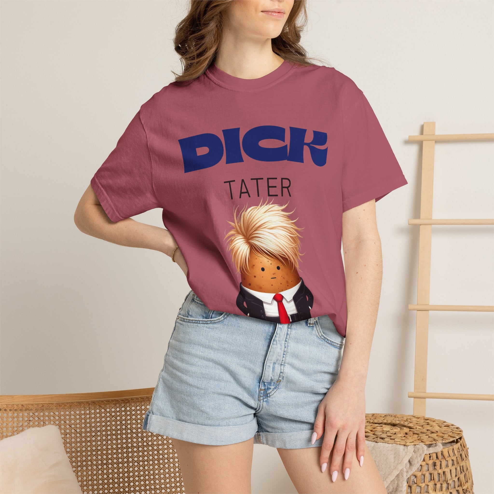 "The Dick Tater (Executive Spud Edition)" Unisex Garment-Dyed T-shirt