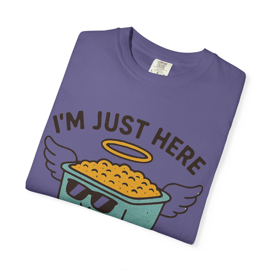 "I'm Just Here for the Funeral Potatoes"  Unisex Garment-Dyed T-shirt