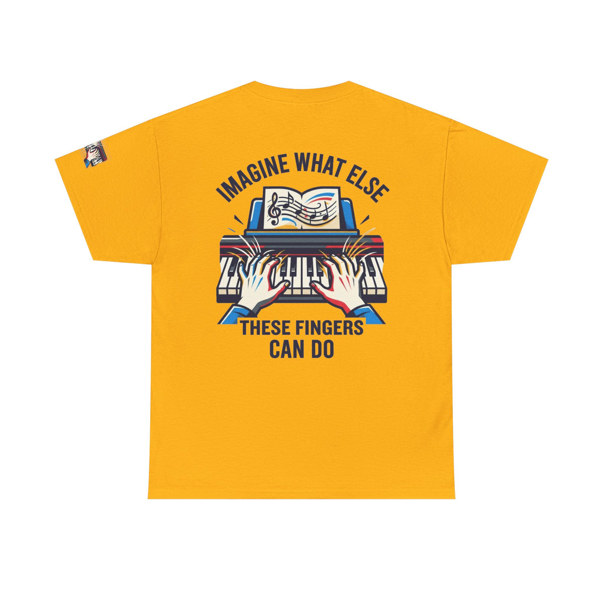 Color: Gold | Imagine What Else These Fingers Can Do Premium Graphic Tee