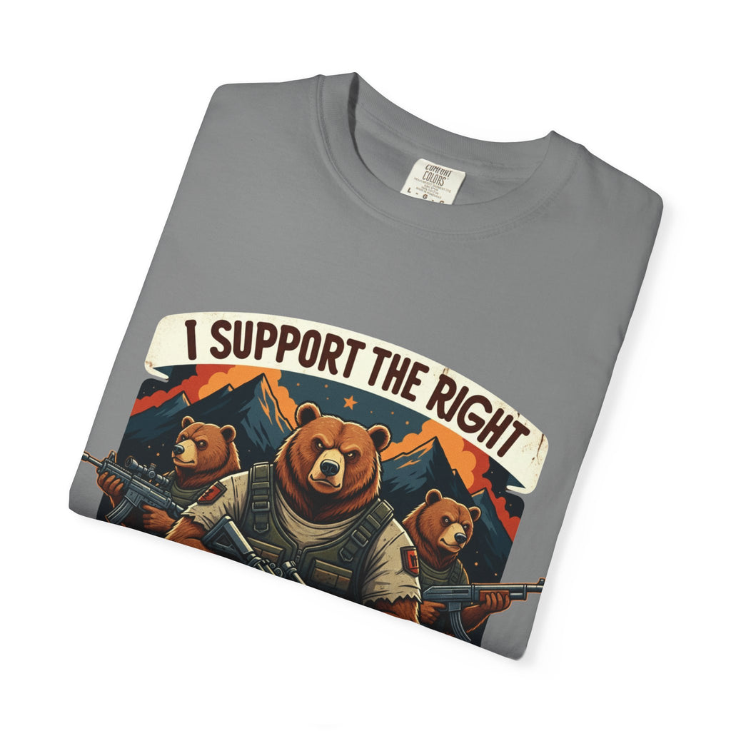 "The Right to Arm Bears (Mountain Division)" Unisex Garment-Dyed T-shirt