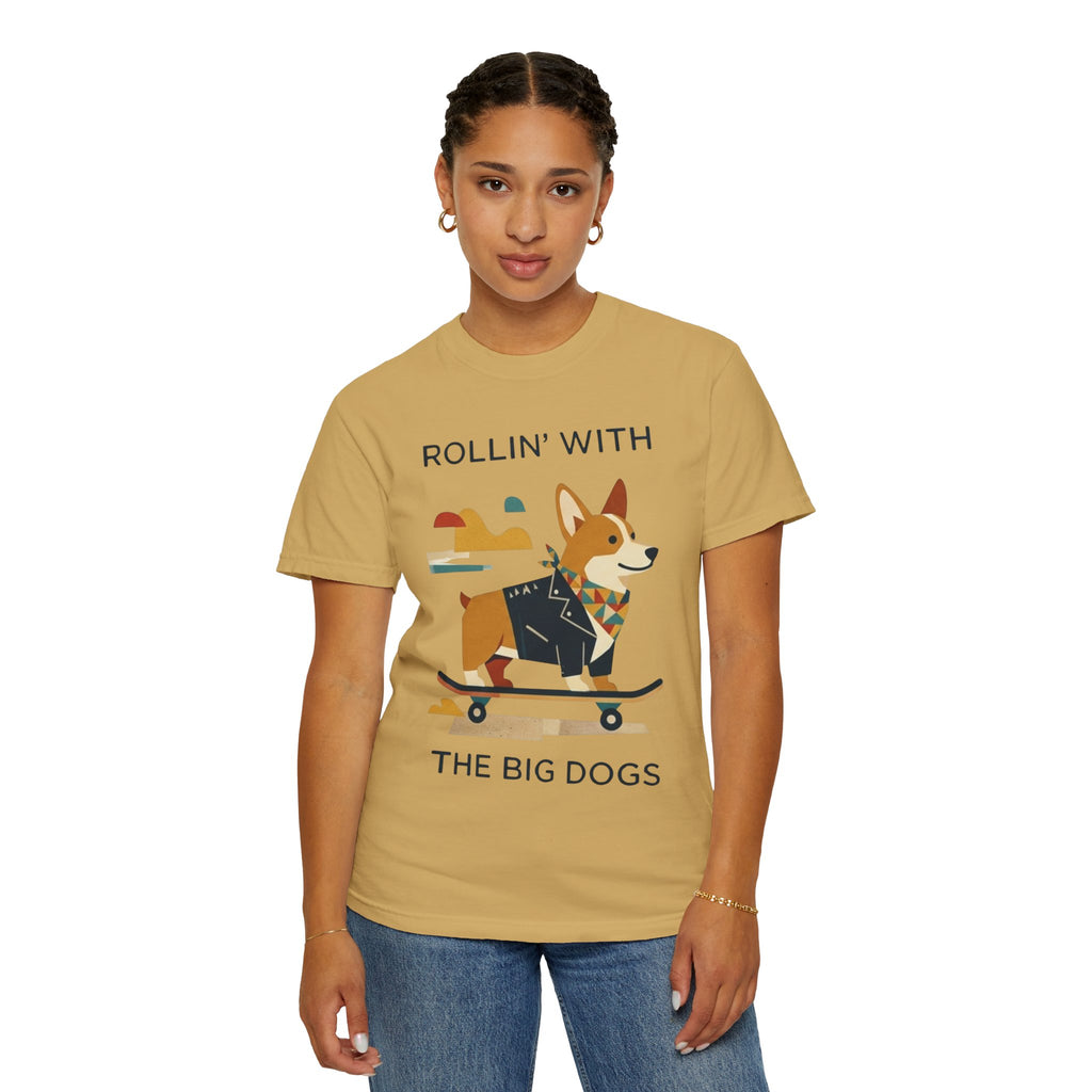 "With the Big Dogs" Unisex Garment-Dyed Tee