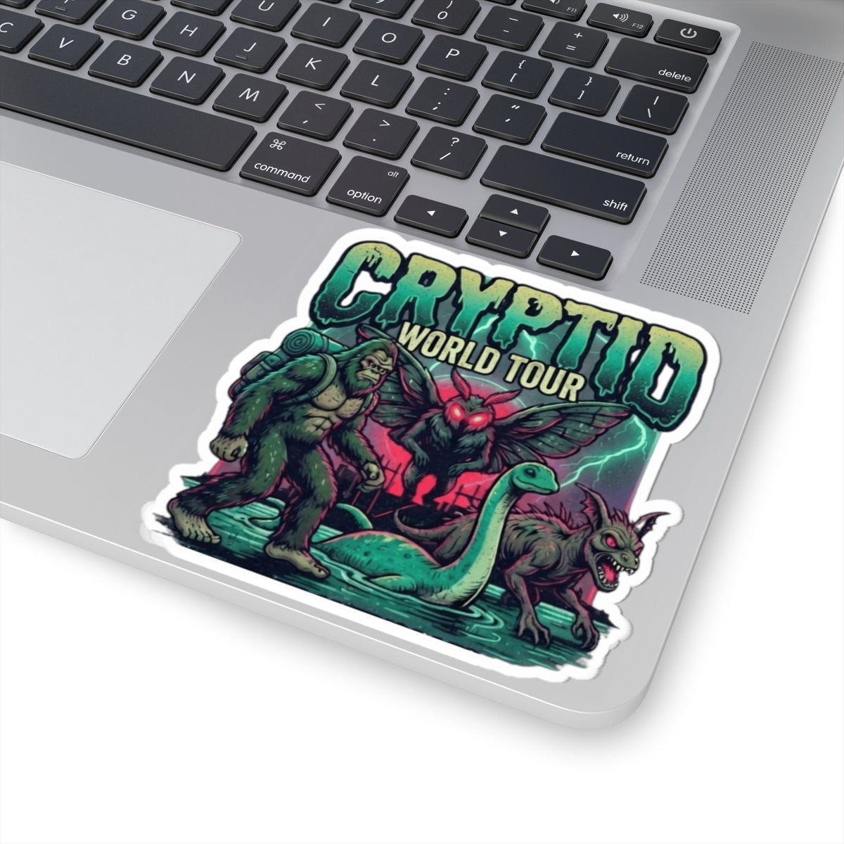 "Puzizia (Global-Cryptid Mashup) Cryptid World Tour" Sticker — Main