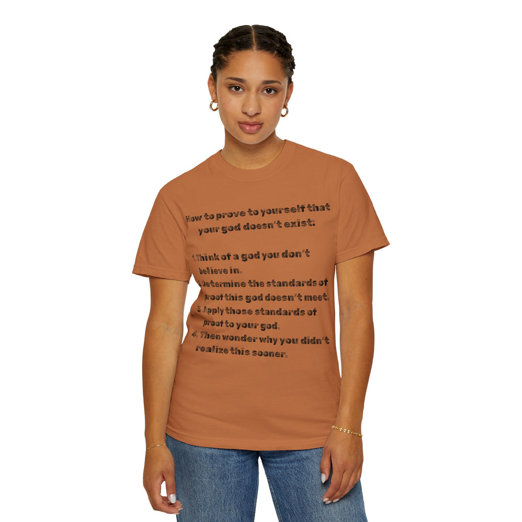 "Divine Double Standard" Unisex Garment-Dyed T-shirt