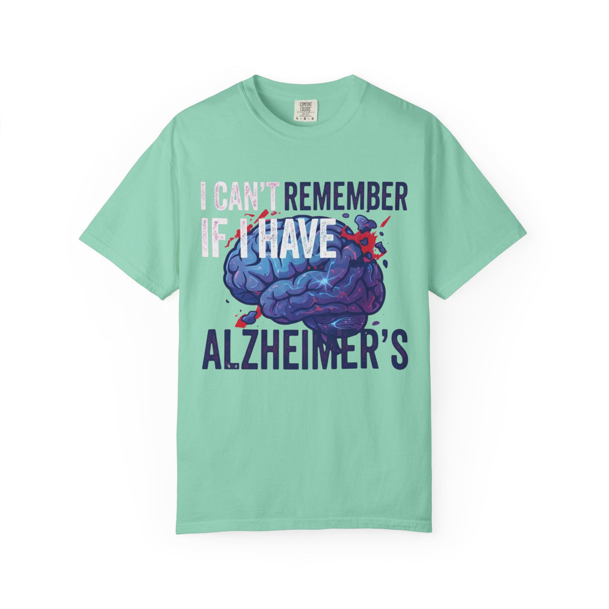 Color: Island Reef | I Can't Remember Unisex Garment-Dyed Tee