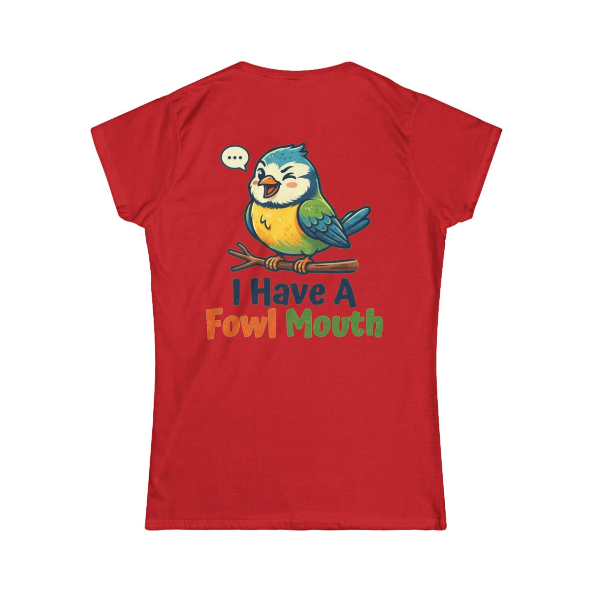 Color: Red | Fowl Mouth Women's Tee