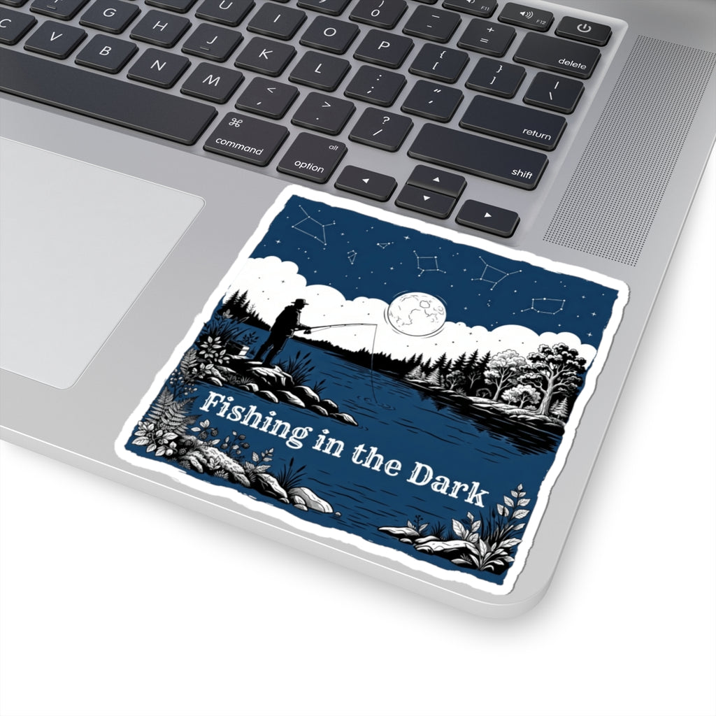 "Fishing in the Dark" Sticker — Main
