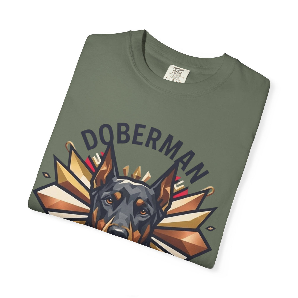 "Doberman Defender" Unisex Garment-Dyed Tee