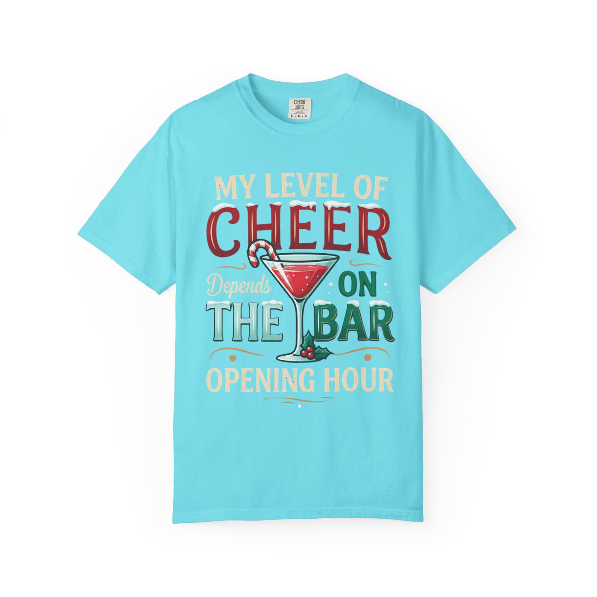 "Christmas Cheer" Unisex Garment-Dyed Tee