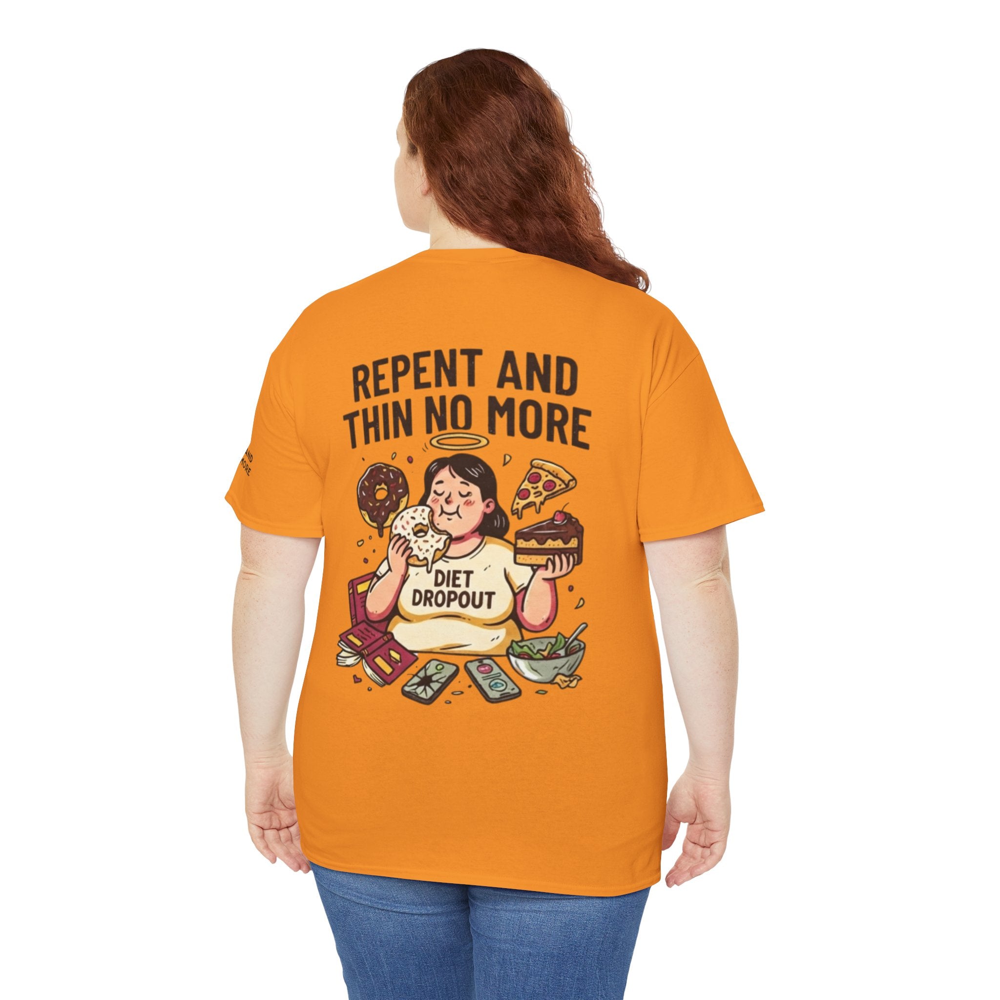 "Repent and Thin No More" Premium Graphic Tee