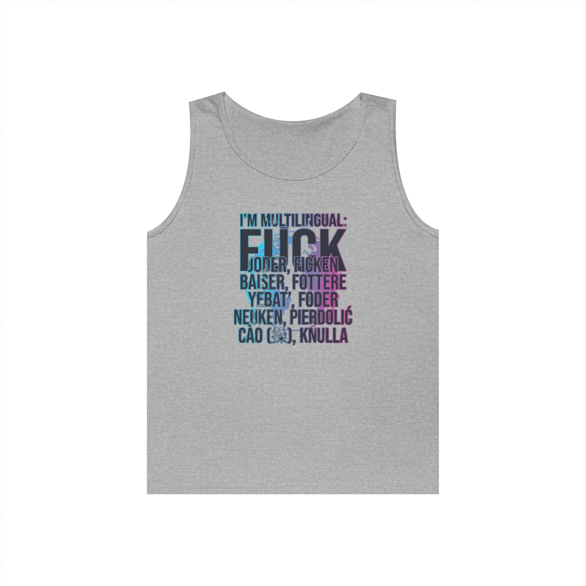 Color: Sport Grey | I'm Multilingual Tank Top