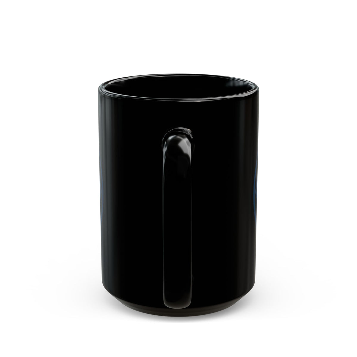 "Monitoring the Situation" Black Ceramic Mug — Graphic