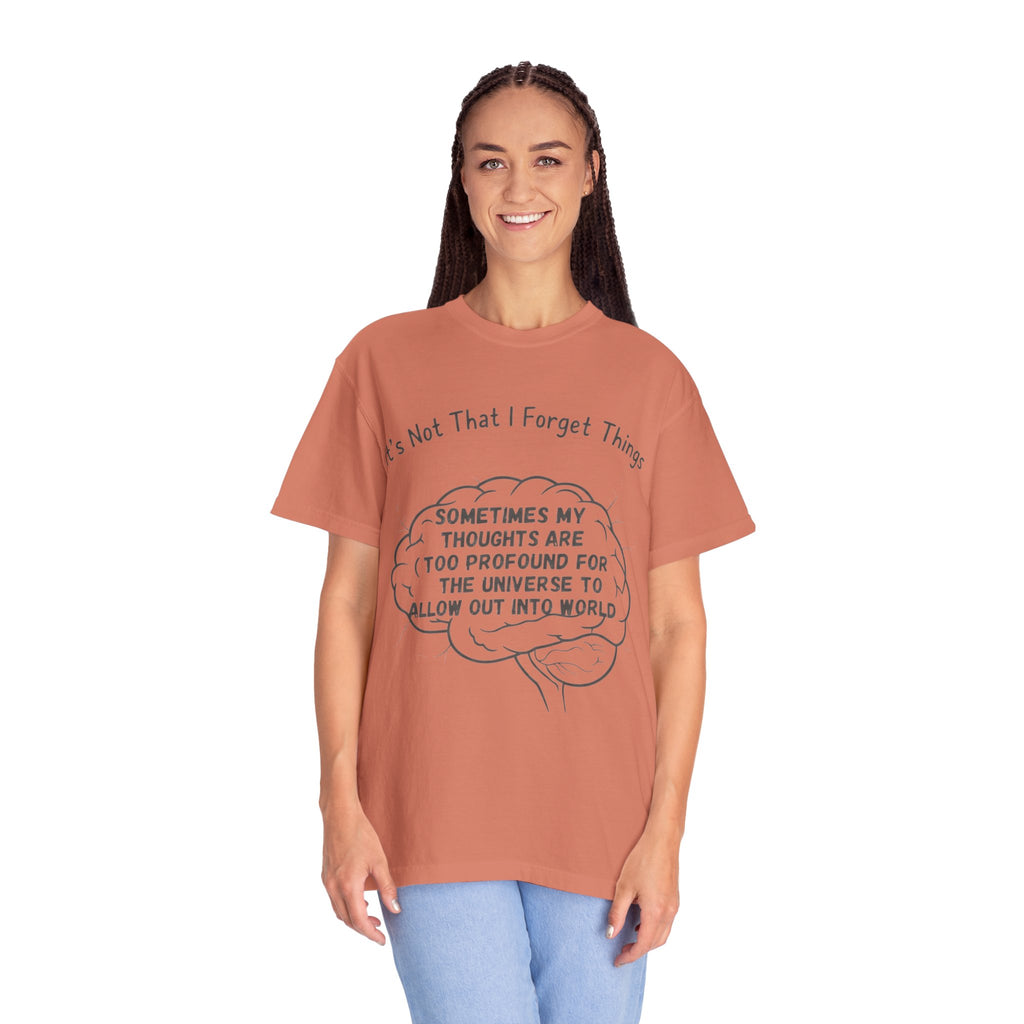 "Profound Thoughts 3" Unisex Garment-Dyed T-shirt