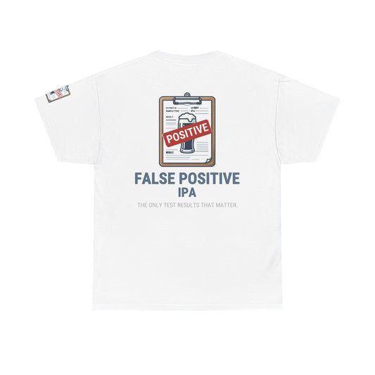 Color: White | False Positive IPA Premium Graphic Tee