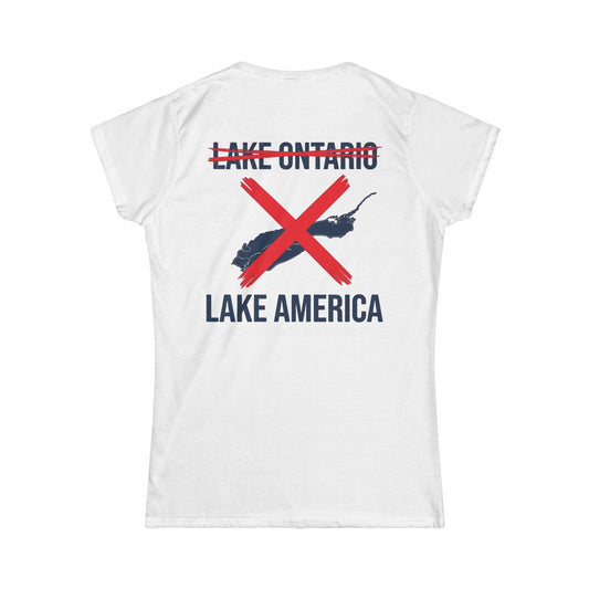 Color: White | Lake America Women's Tee