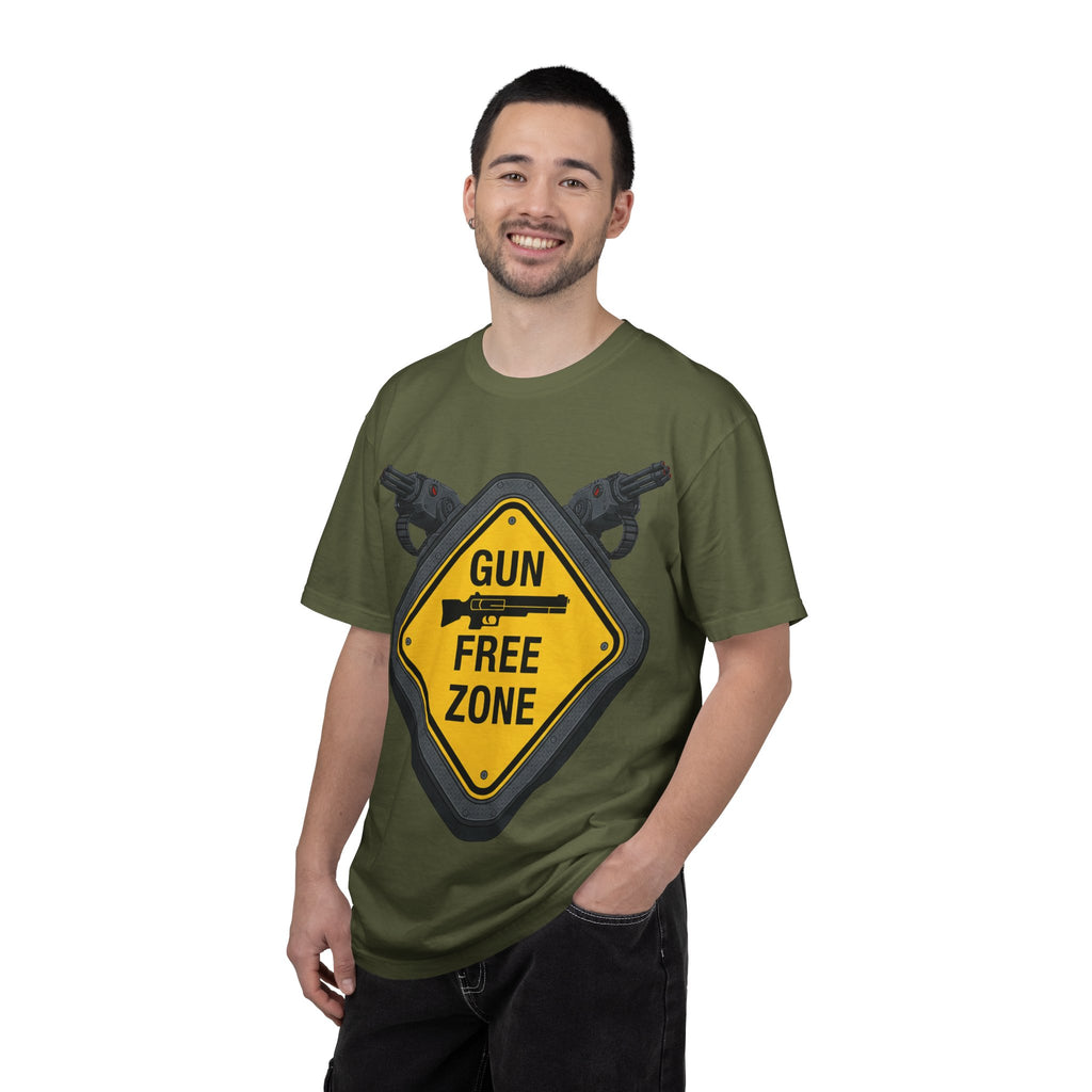 "Gun Free Zone (Heavy Metal Edition)" Unisex Garment-Dyed T-shirt