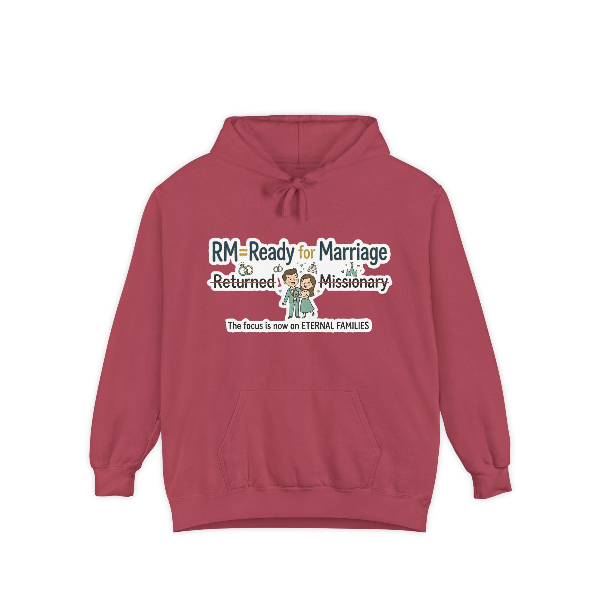 RM: Ready for Marriage (Probably Not) | Garment-Dyed Hoodie — AttitudeShirts