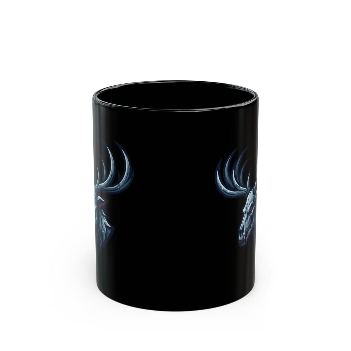 "Wendigo (Algonquian Folklore)" Black Ceramic Mug — Graphic