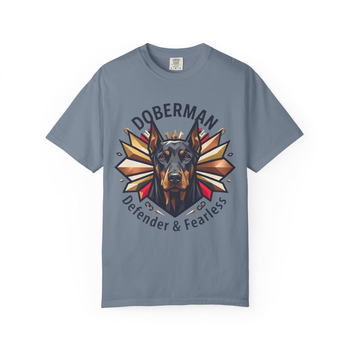 "Doberman Defender" Unisex Garment-Dyed Tee