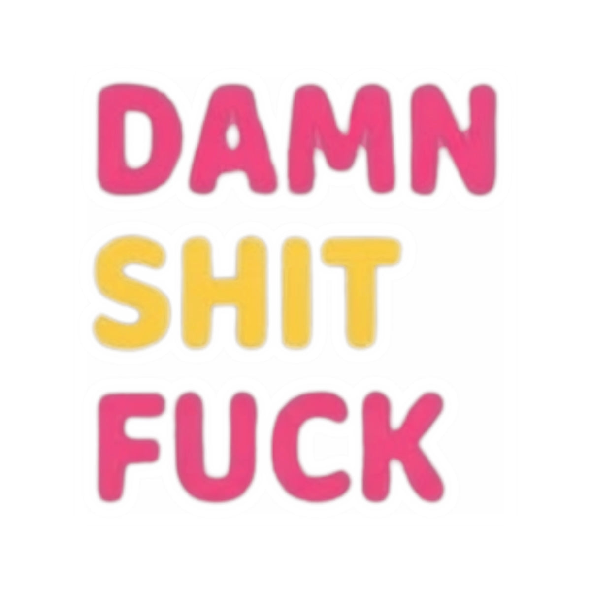"Do You Think I Give A" Sticker