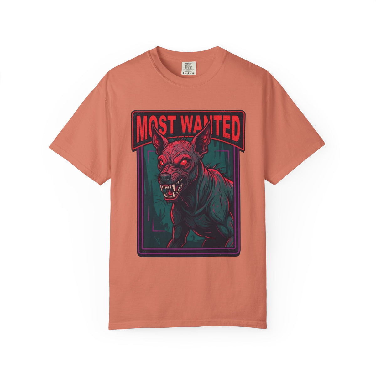 Color: Terracotta | Chupacabra (Puerto Rico-Latin America) Unisex Garment-Dyed Tee