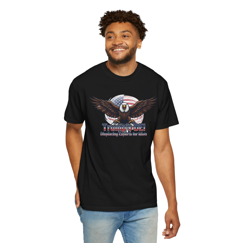 "Trumps DEI" Unisex Garment-Dyed Tee