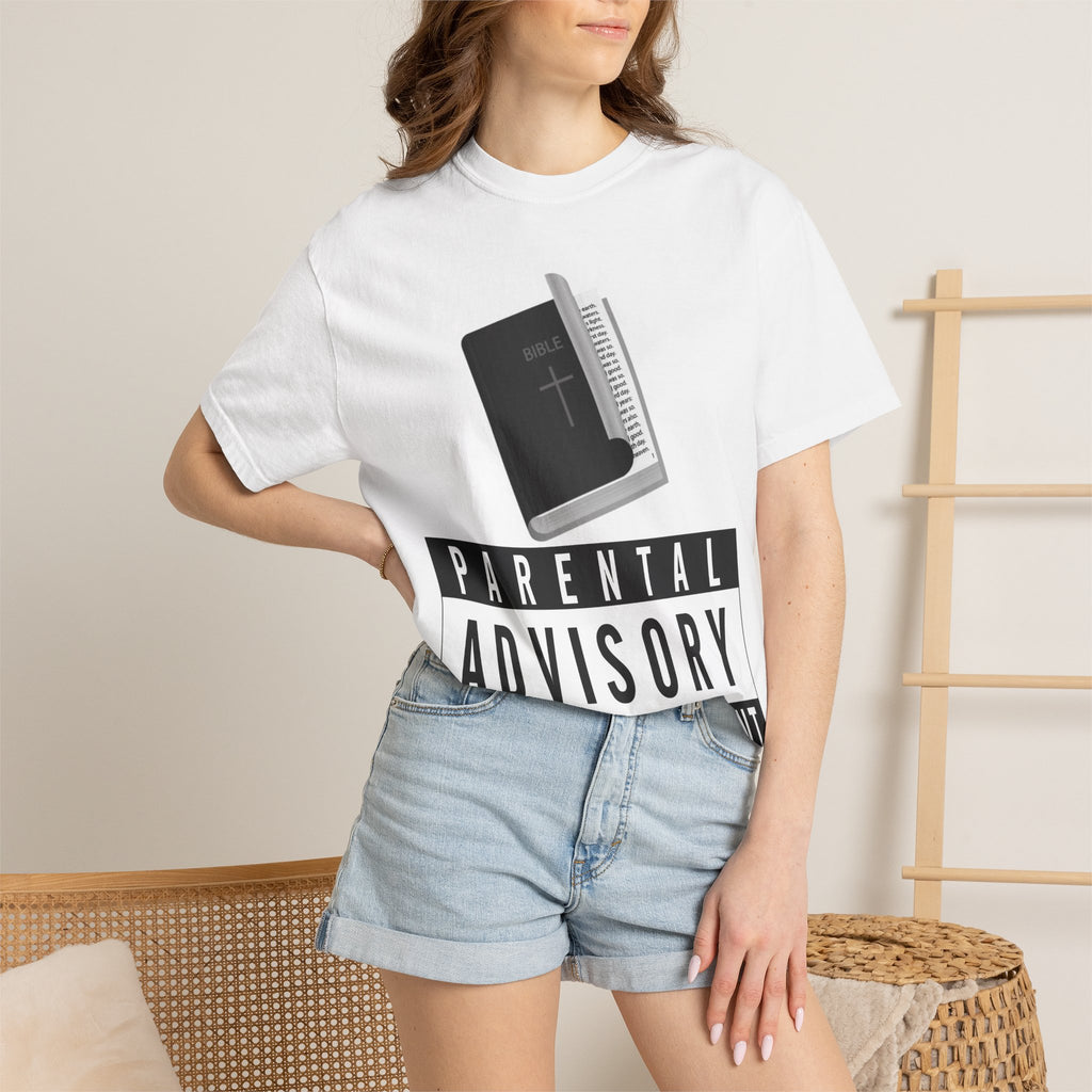 "Rated R for Religious" Unisex Garment-Dyed T-shirt