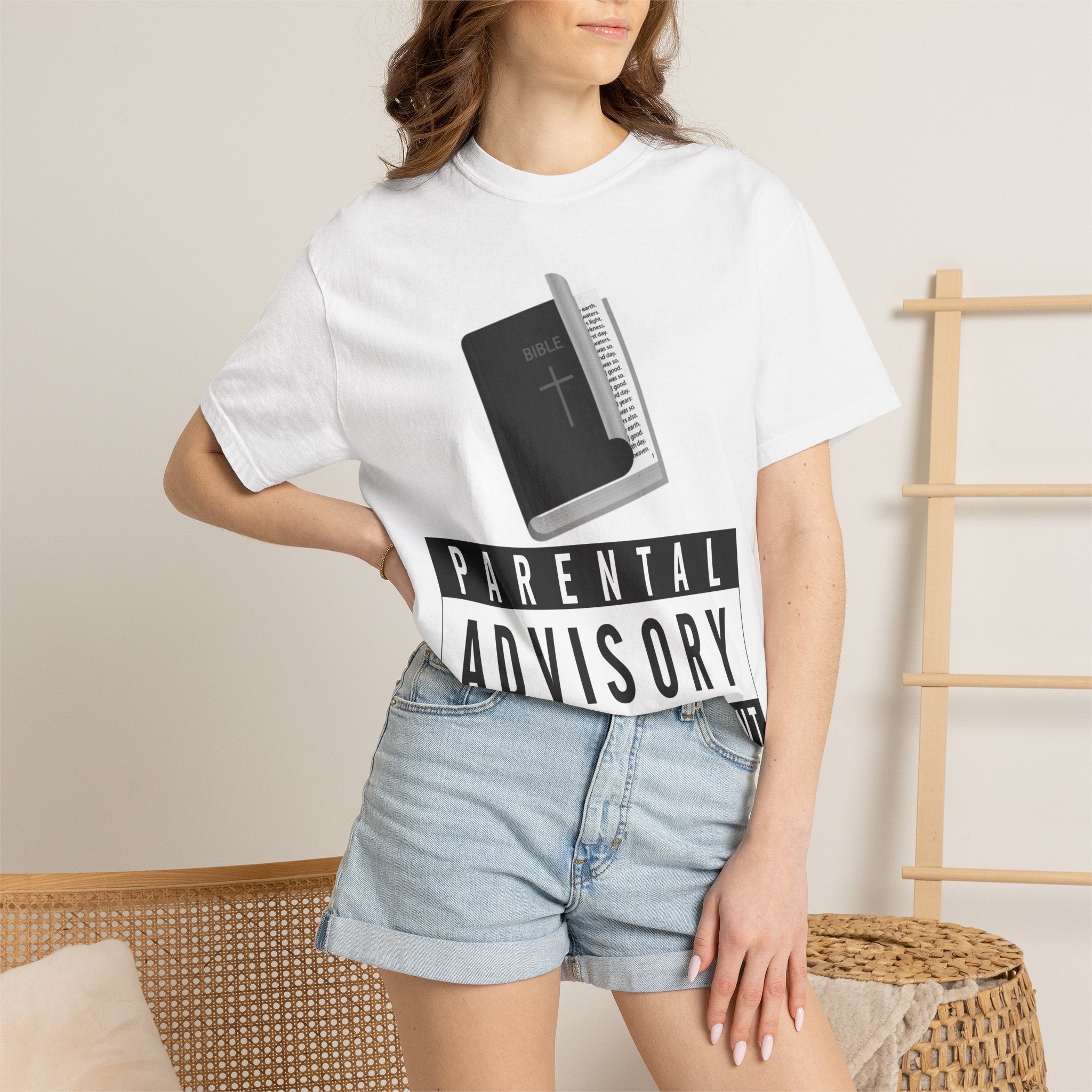 "Rated R for Religious" Unisex Garment-Dyed T-shirt