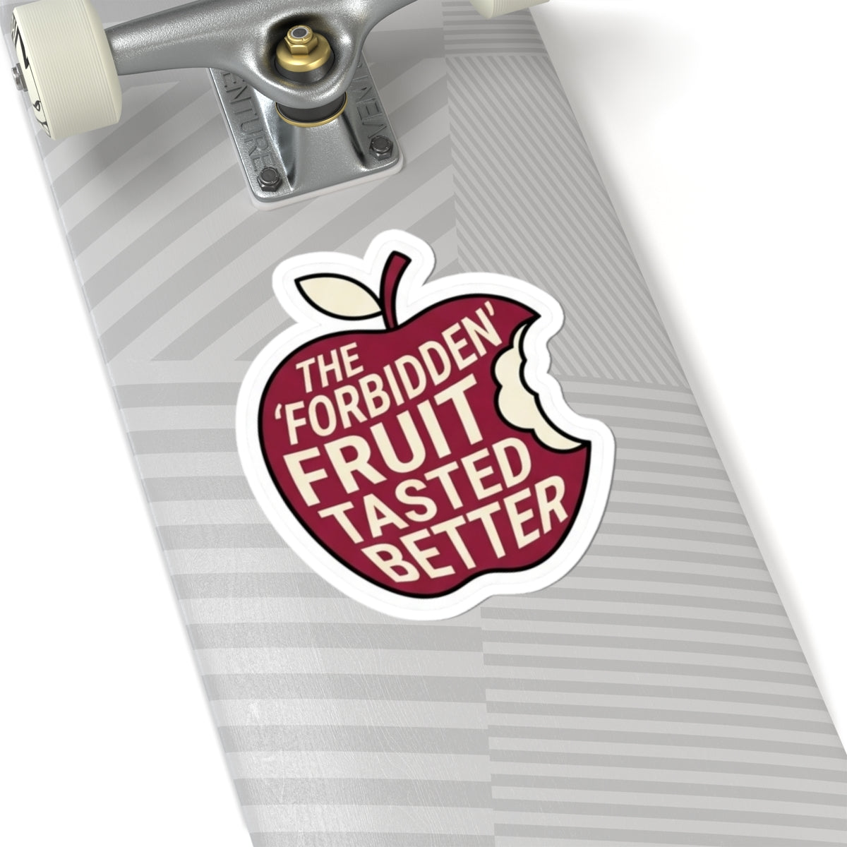 "Good Book Series Forbidden Fruit Tasted Better" Sticker — Main
