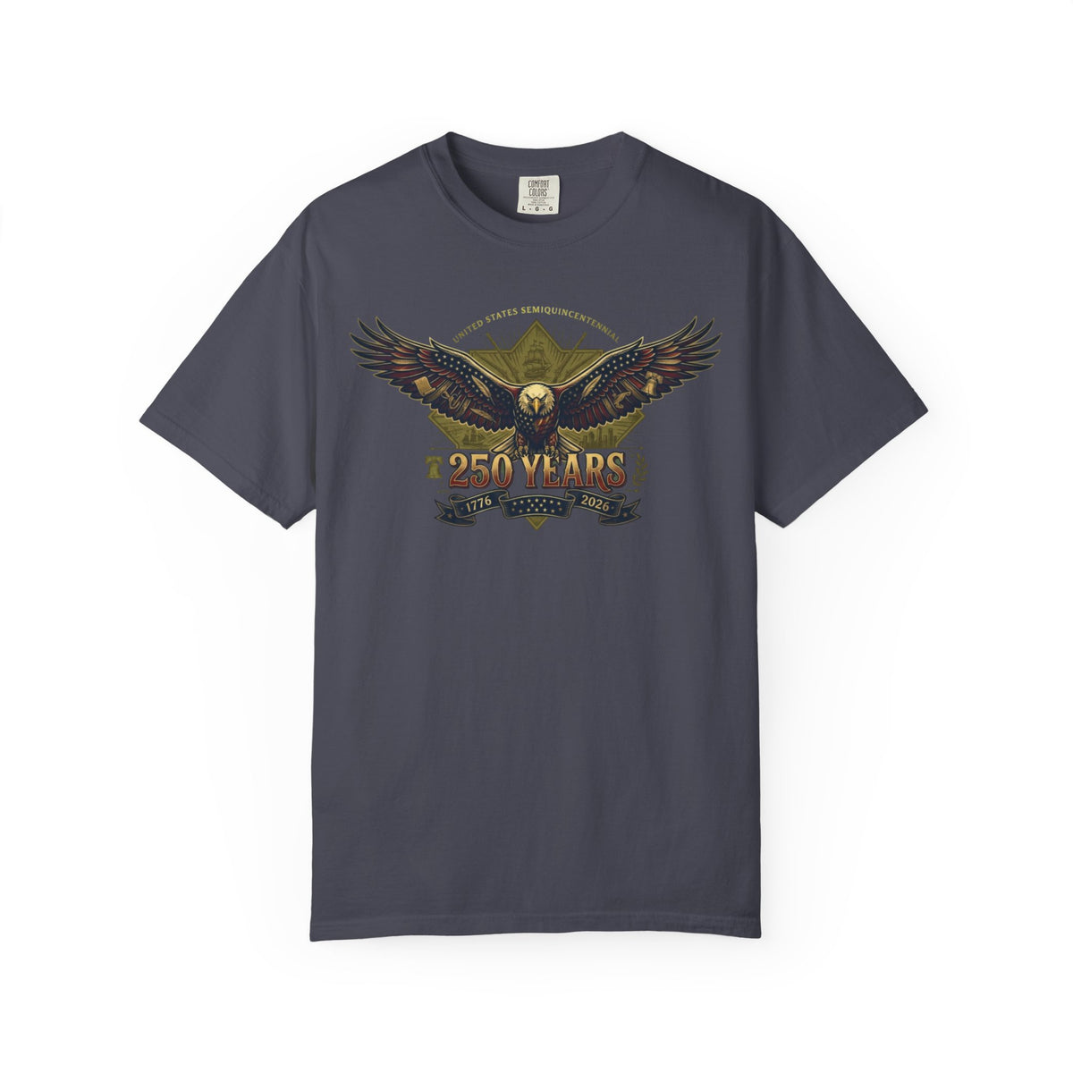 Color: Navy | USA 250 Years Unisex Garment-Dyed Tee