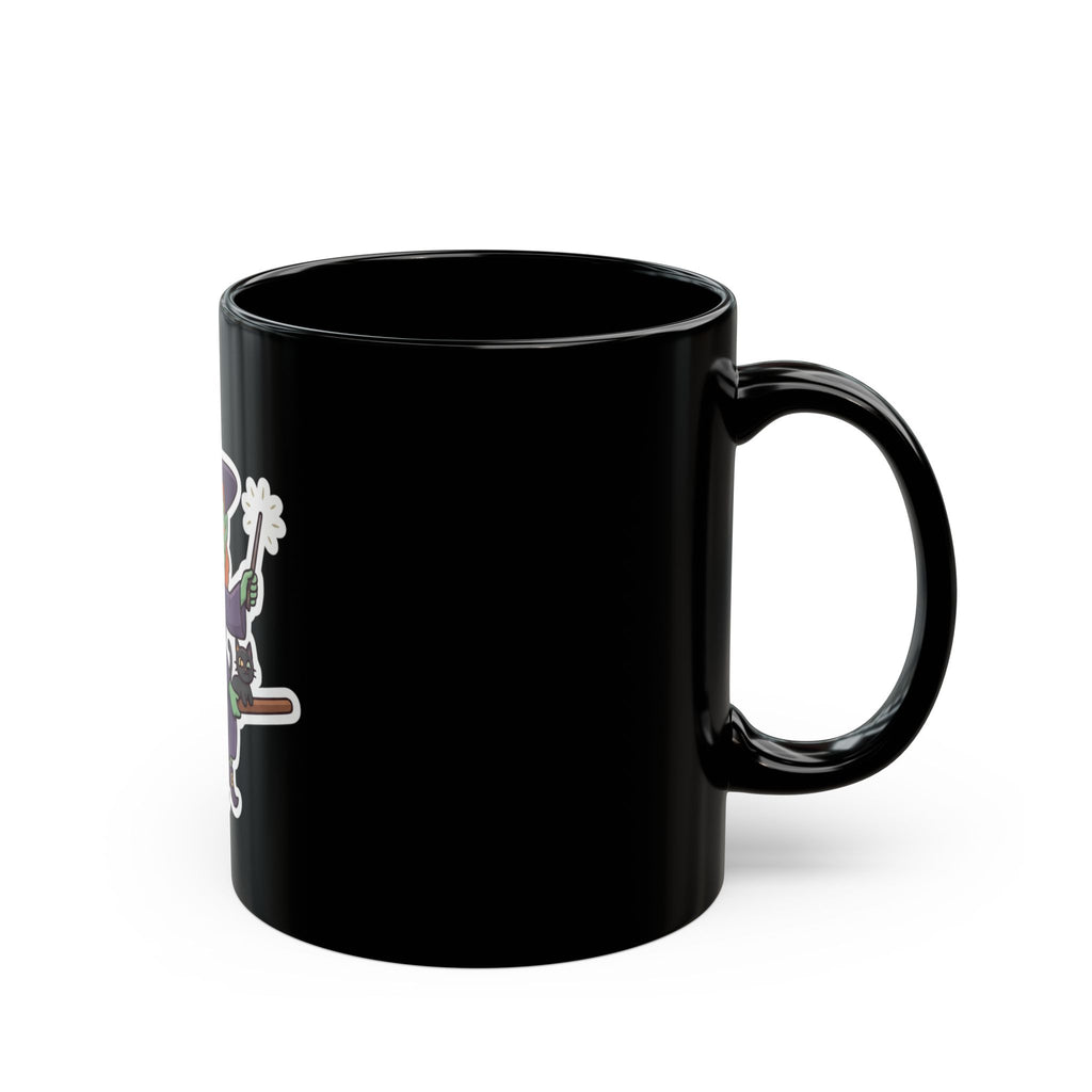"Witch" Black Ceramic Mug