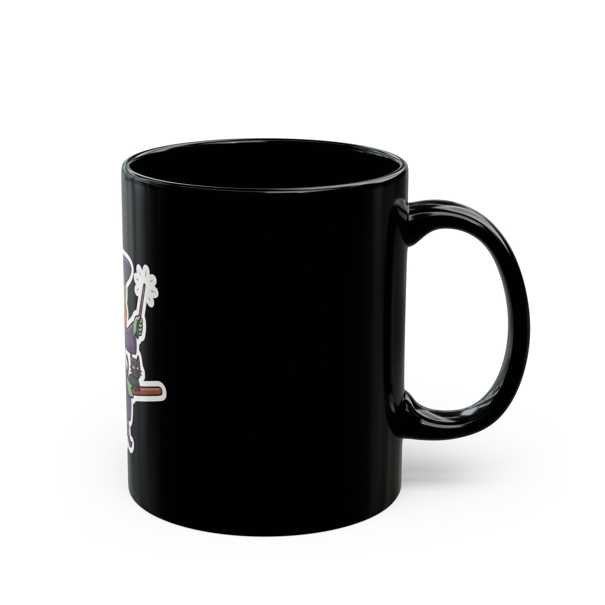 "Witch" Black Ceramic Mug