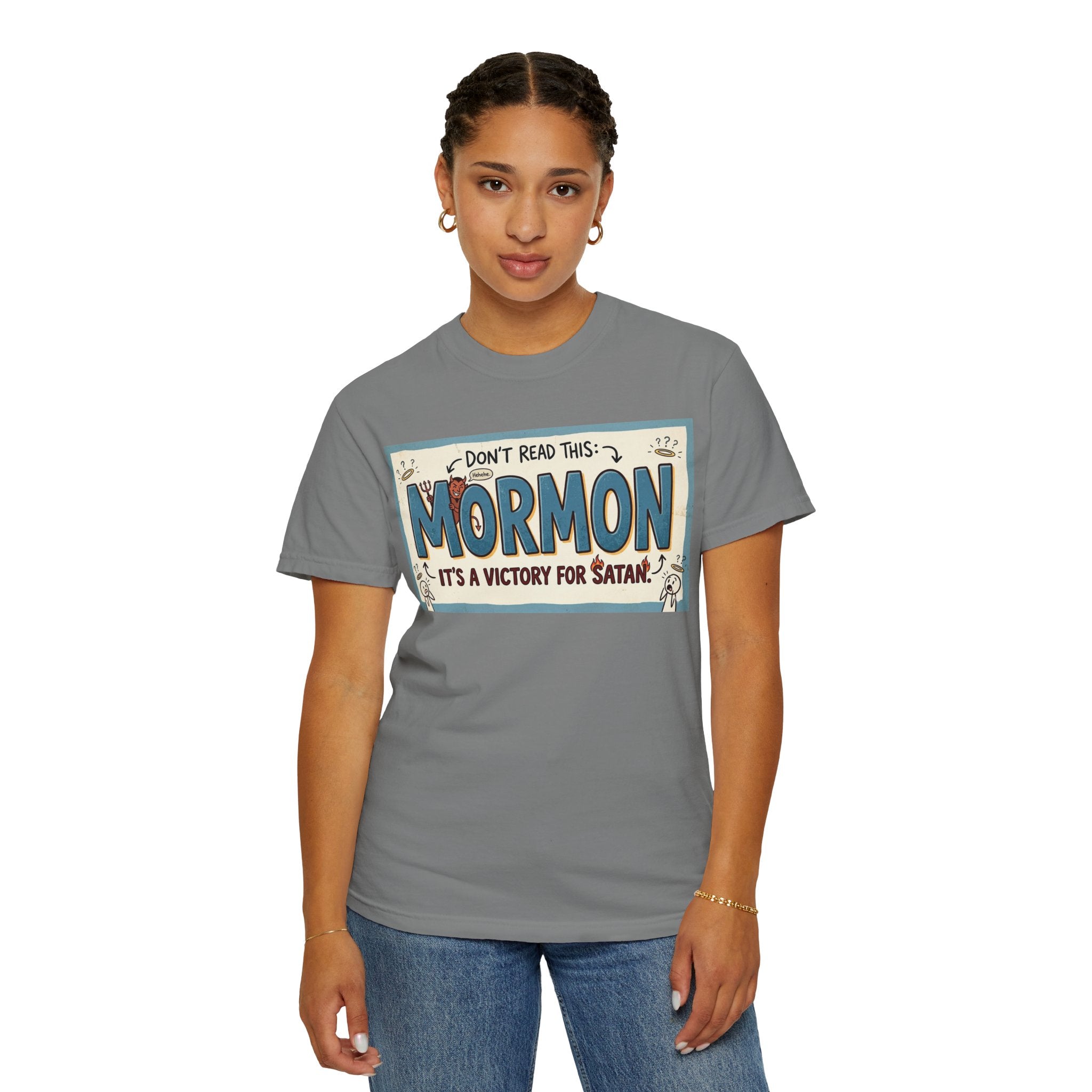 "Victory for Satan T-Shirt" Unisex Garment-Dyed T-shirt