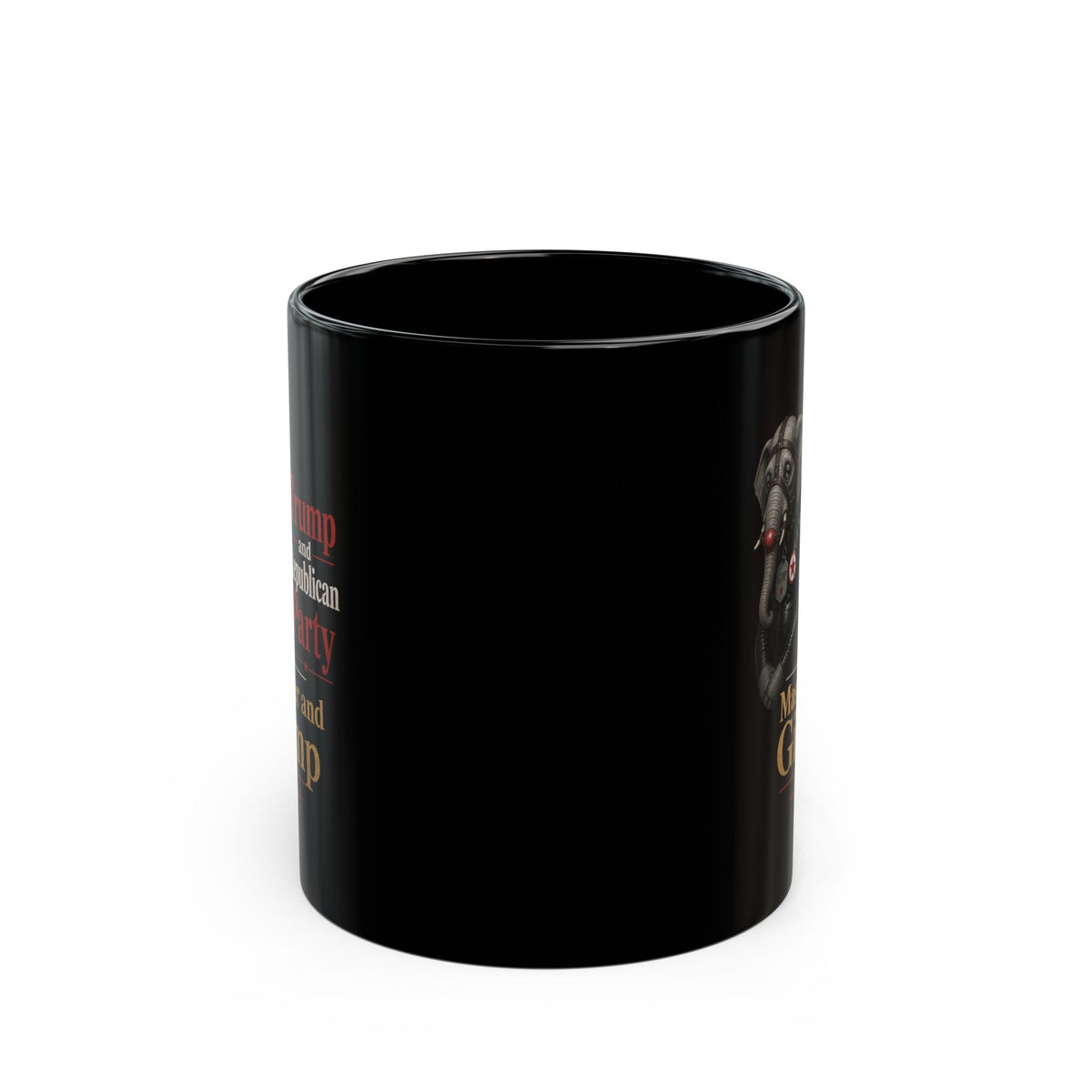 "Master and Gimp" Black Ceramic Mug