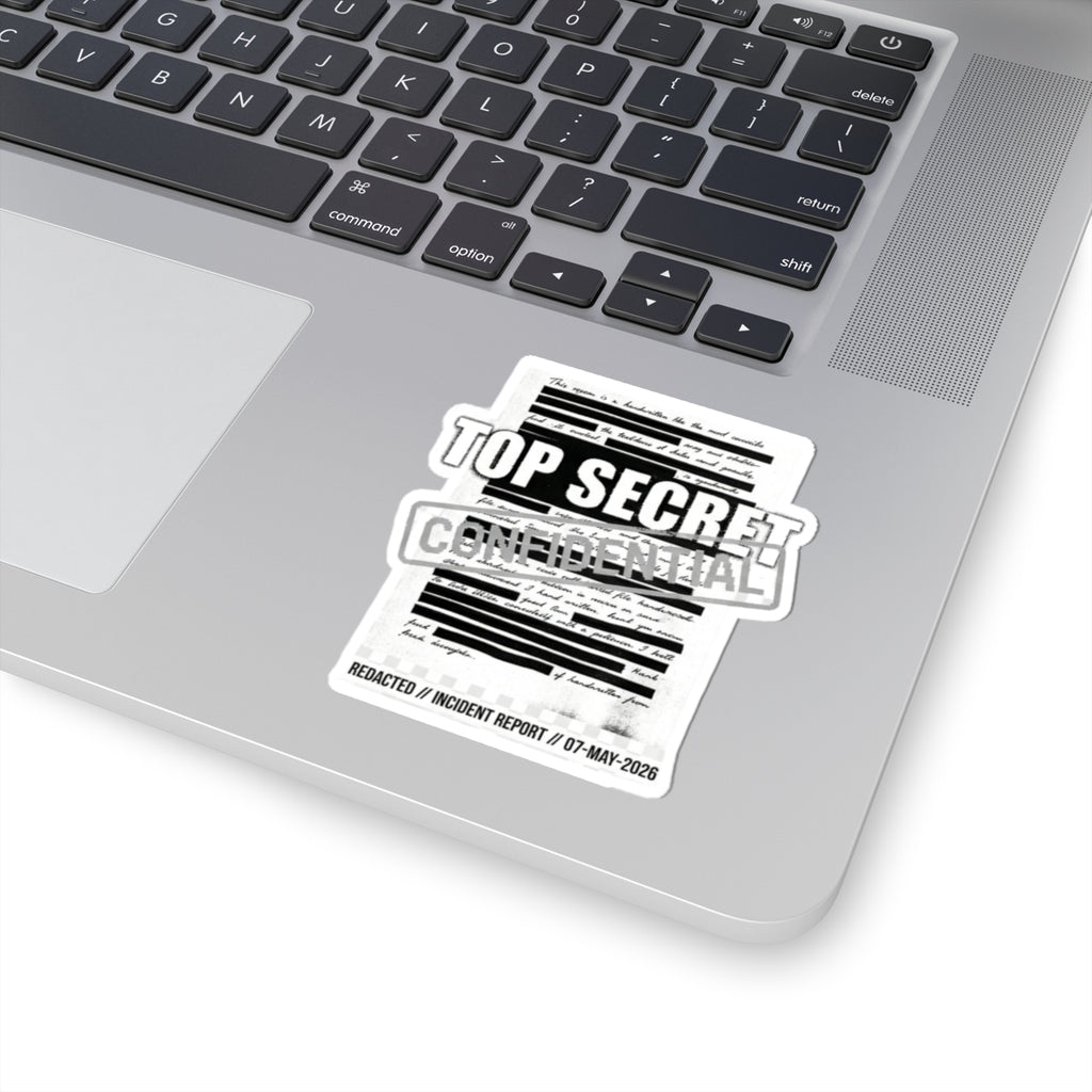Classified Information Enthusiast | Kiss-Cut Sticker — AttitudeShirts