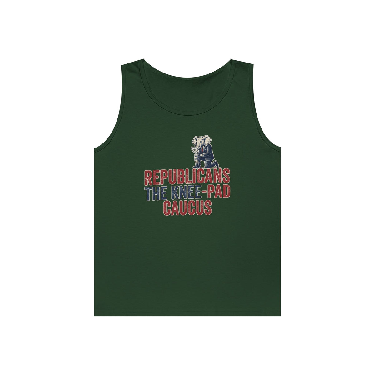 Color: Forest Green | The Knee Pad Caucus Tank Top