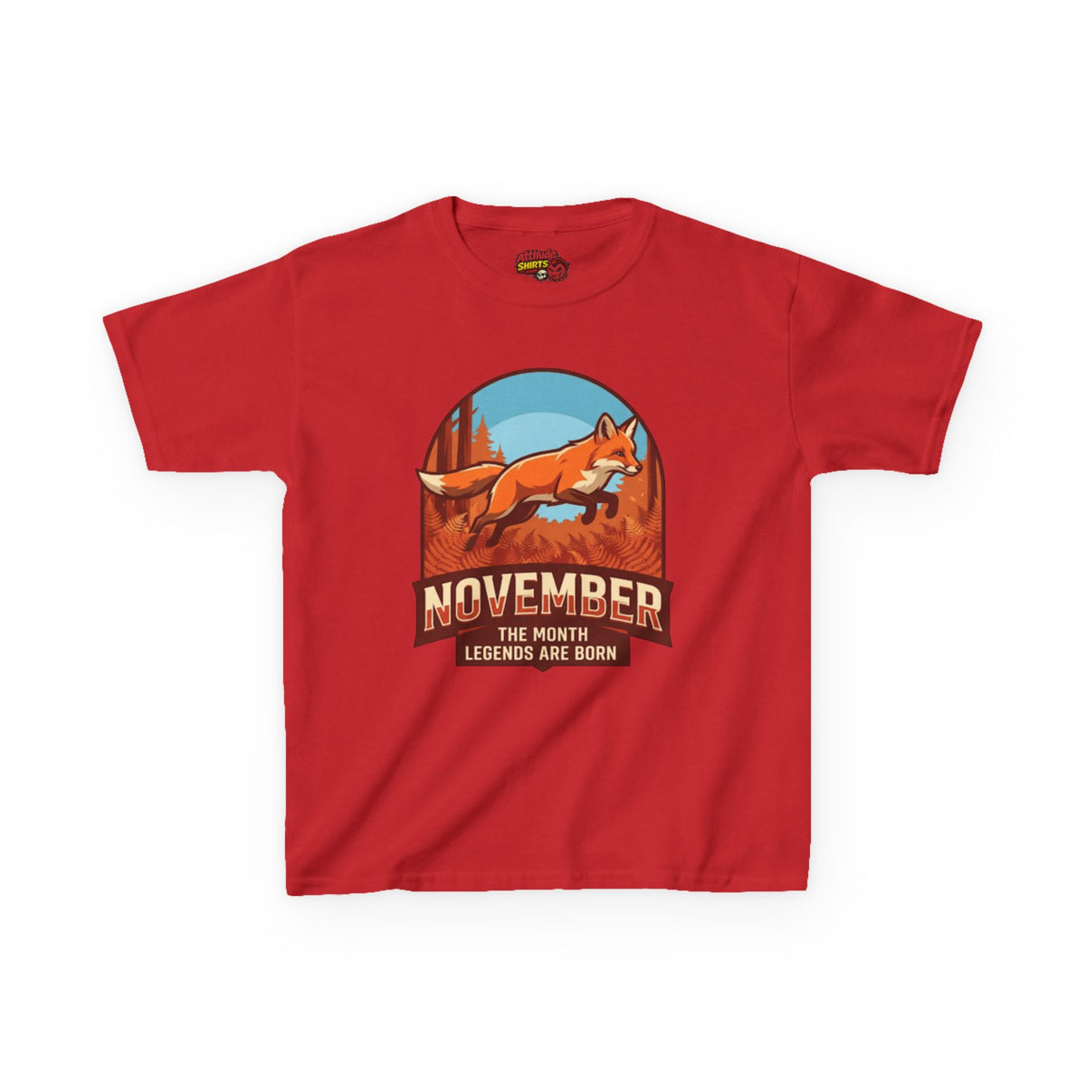 Color: Red | November Legend Kids Tee
