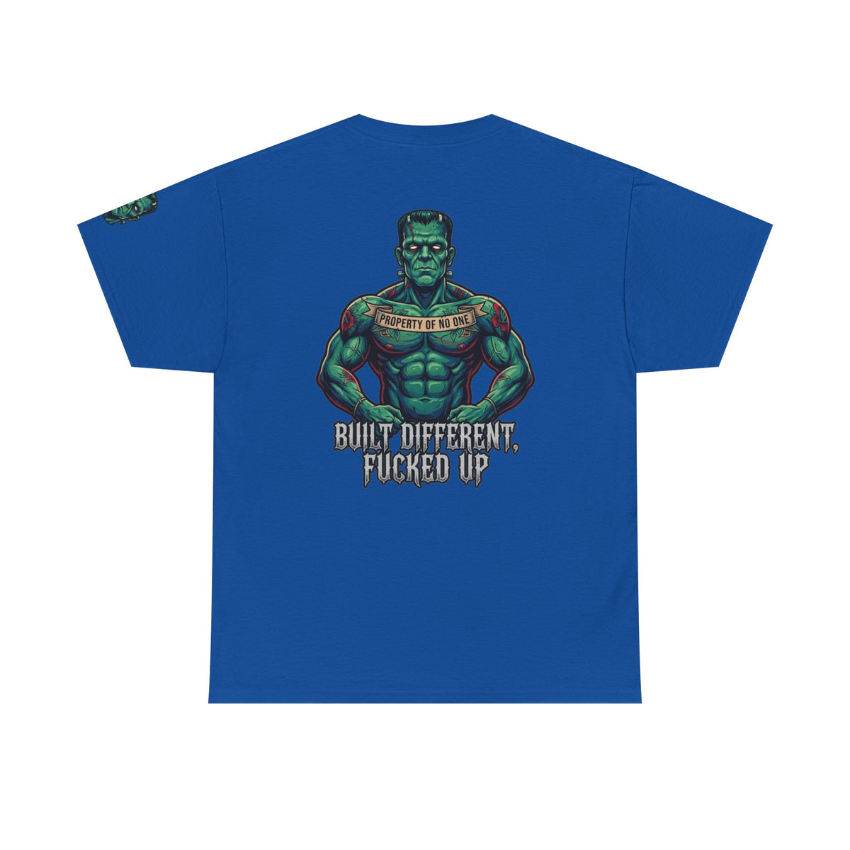 Color: Royal | Built Different Premium Graphic Tee