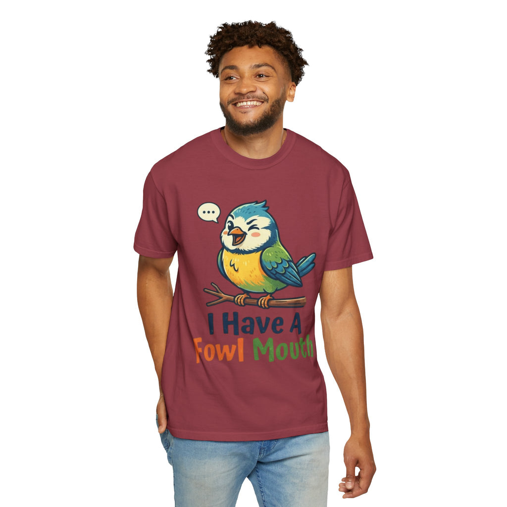 "Fowl Mouth" Unisex Garment-Dyed Tee
