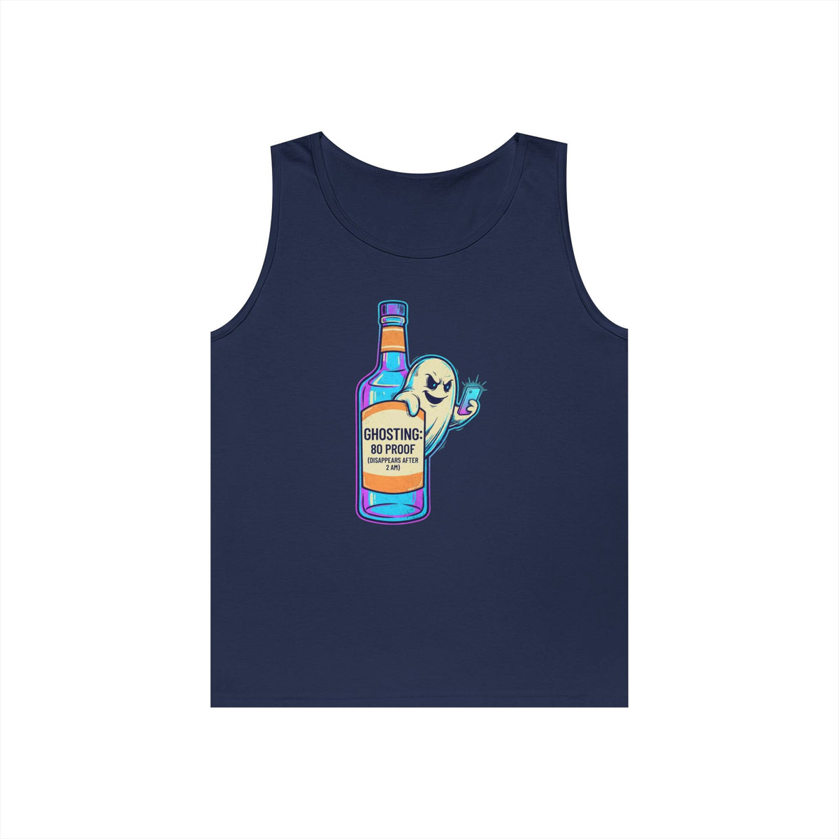 Color: Navy | Ghosting Tank Top