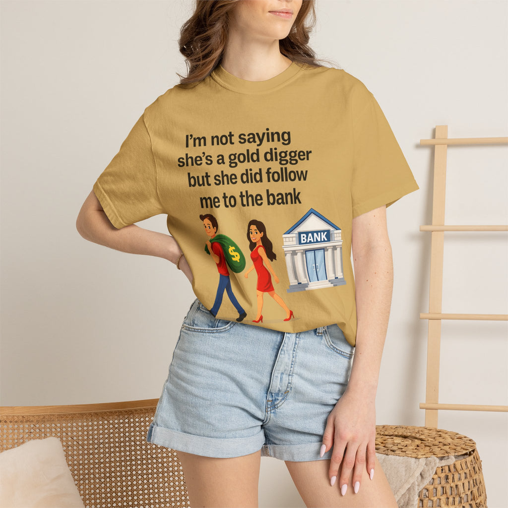 "Gold Digger" Unisex Garment-Dyed T-shirt