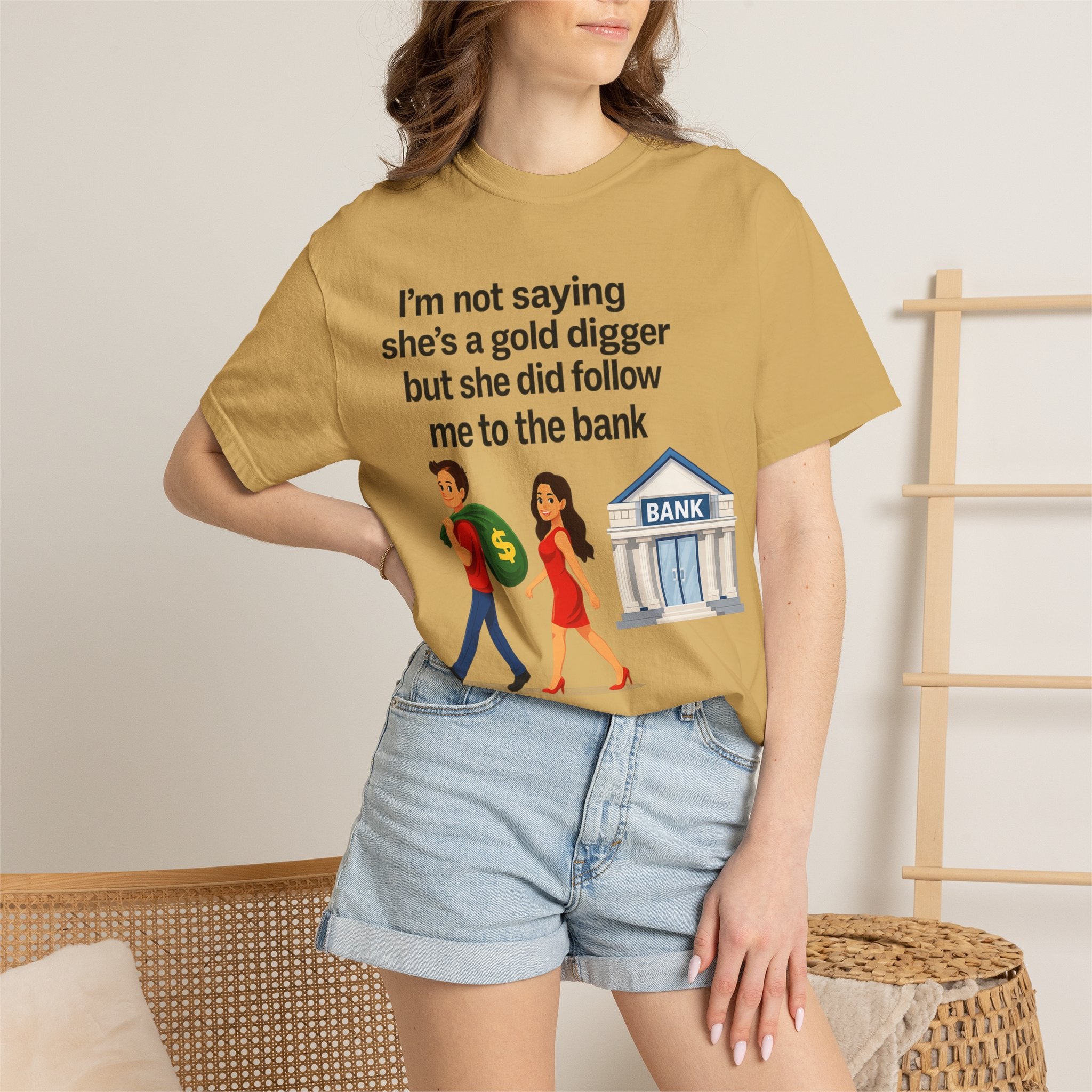 "Gold Digger" Unisex Garment-Dyed T-shirt