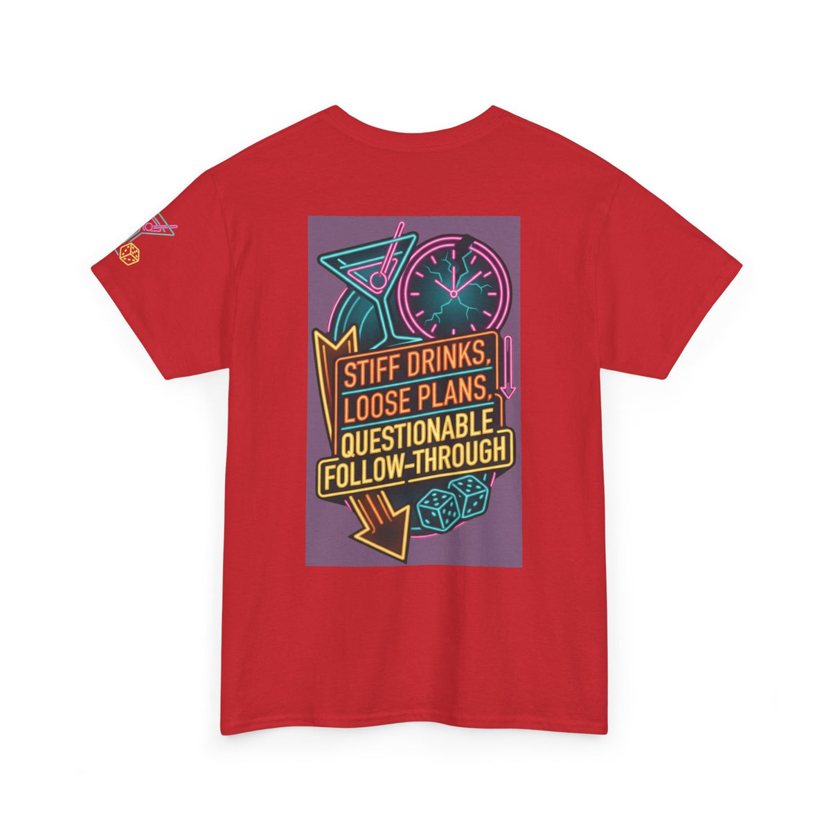 "Stiff Drinks Loose Plans" Premium Graphic Tee