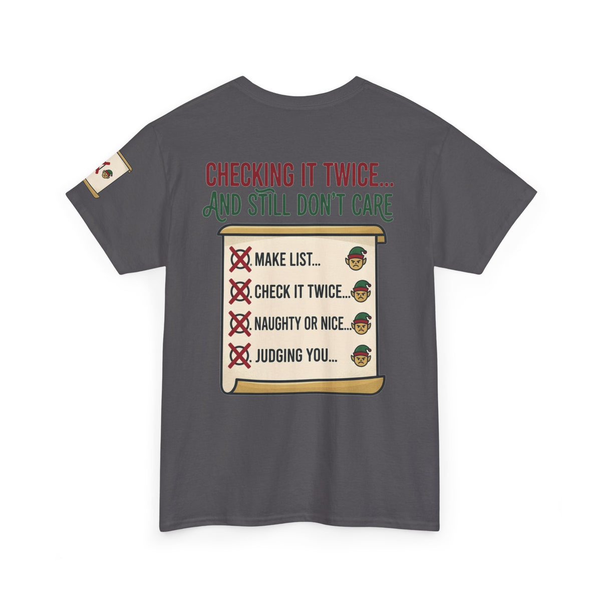 "Checking It Twice" Premium Graphic Tee